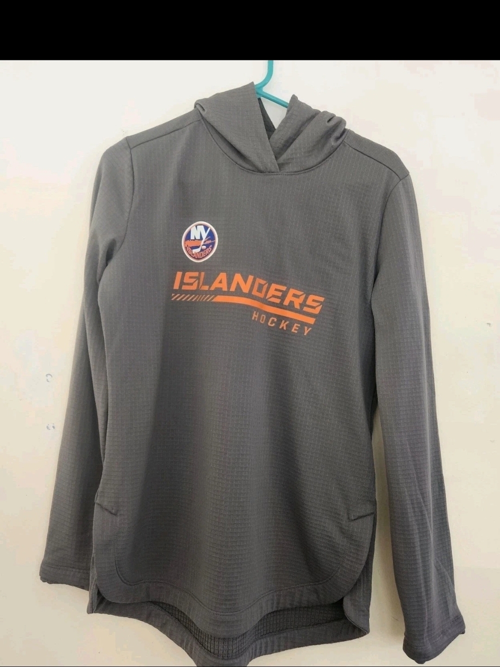 New York Islanders Fanatics Authentic Pro Rink Hoodie Men's Medium Gray NHL